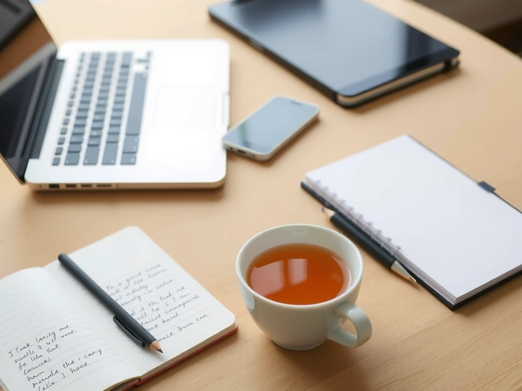 Domácí pracovní prostředí pro online konzultaci